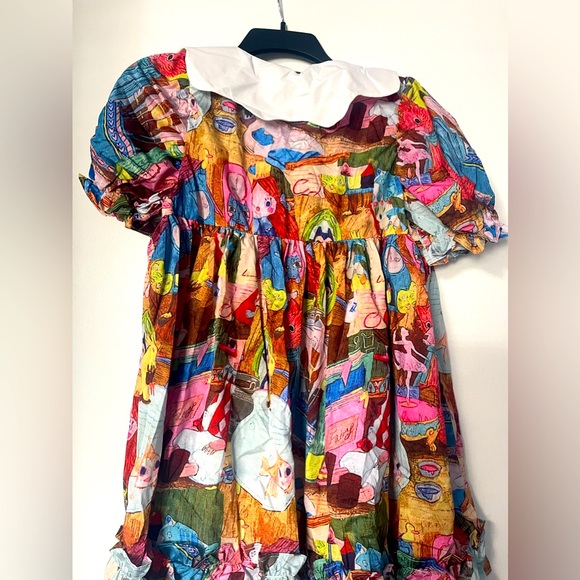 Puff sleeve mini dress - Picture 3 of 4